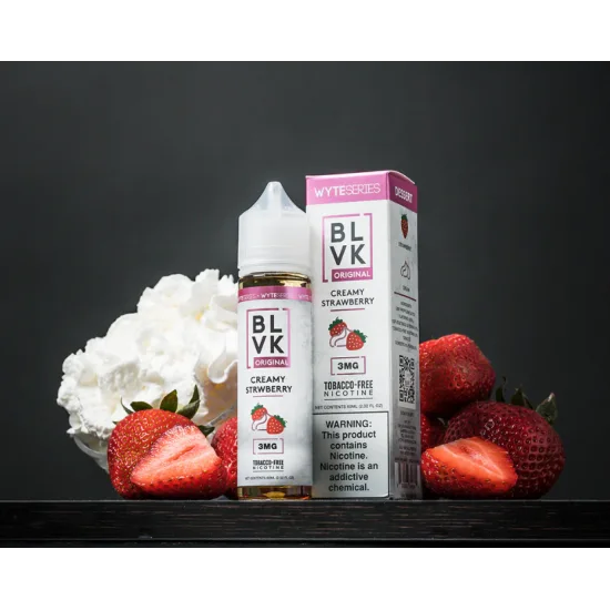 BLVK Creamy Strawberry 100ml Likit