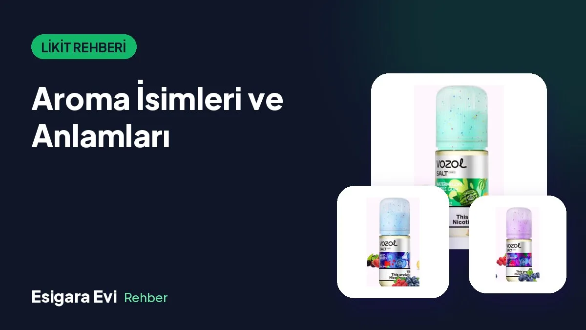 Yabancı Aroma İsimleri Ne Demek? Meyveli Tatlar Sözlüğü